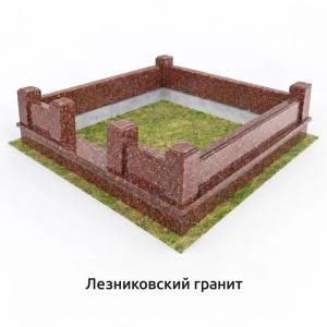 Цоколя из разных пород гранита