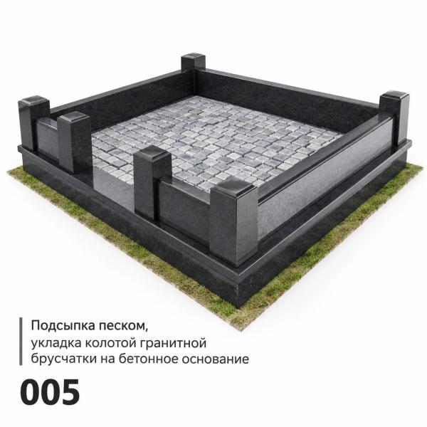 Гранитные цоколя с различными вариантами внутреннего благоустройства - 2
