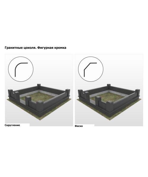 Гранитные цоколя. Фигурная кромка - 3