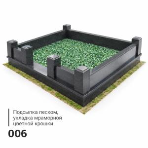Гранитные цоколя с различными вариантами внутреннего благоустройства - 2