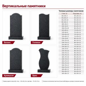 Виды памятников